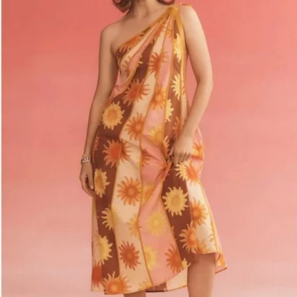 FARM Rio x Anthropologie Sunburst Midi Dress